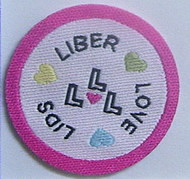 die cut woven label